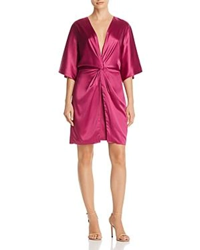 Laundry By Shelli Segal Twist-front Dress In Pink