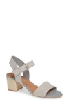 Toms Rosa Sandal In Drizzle Grey Leather