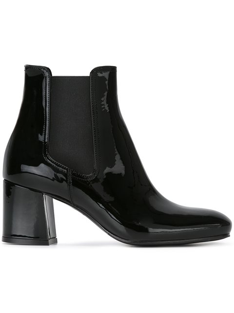 Le Silla Ankle Boot In Kabir, Black Patent Leather H.60 Mm | ModeSens