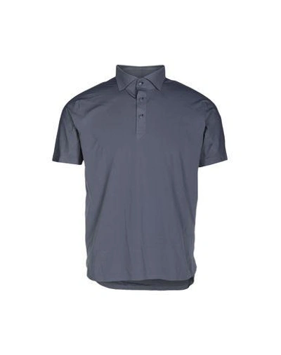 Descente Polo Shirt In Grey