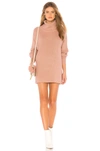 Free People Softly Structured Knit Tunic In Mauve