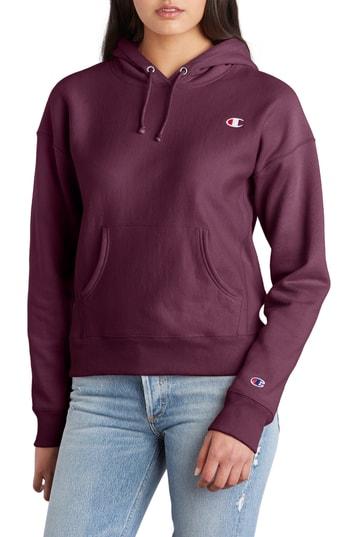 champion dark berry purple hoodie