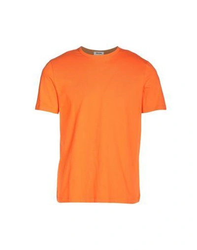 Acne Studios T-shirt In Orange