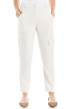 Max Studio Soft Twill Cargo Pants In Paper-paper