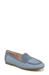 Soul Naturalizer Bebe Loafer In Chambray Blue Woven Faux Leather
