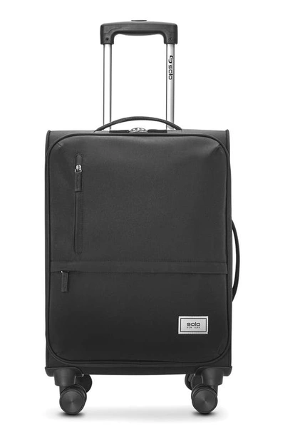 Solo New York Re:treat Spinner Carry-on In Black