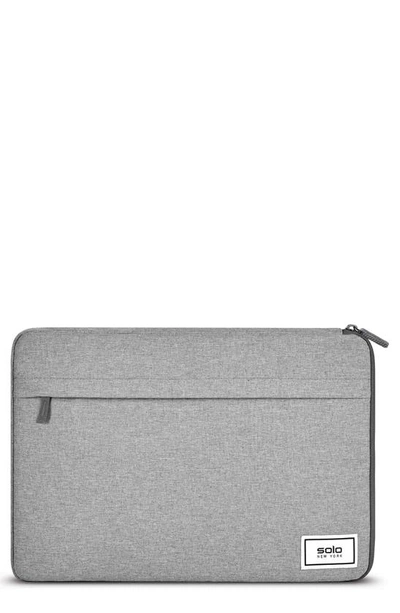 Solo New York Focus 15.6-inch Laptop Sleeve In Grey