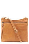 Hobo Cambel Leather Crossbody Bag In Natural