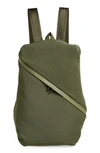 Issey Miyake Bias Pleated Backpack In Steel Green