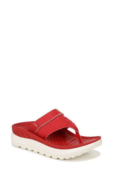 Vionic Restore Ii Sandal In Red