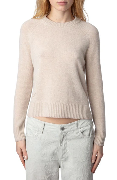 Zadig & Voltaire Sourcy Cashmere Crewneck Jumper In Scout