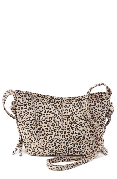 Hobo Bonita Leather Crossbody Bag In Mini Leopard