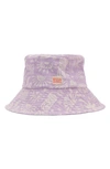 Billabong Kids' Bucket List Daisy Print Hat In Peaceful Lilac