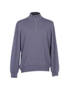 Gran Sasso Sweater With Zip In Purple