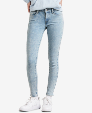 levi's 710 super skinny colored jeans