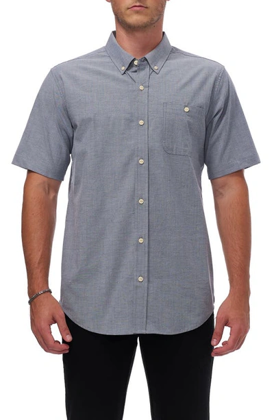 Ezekiel Hale Short Sleeve Shirt In Blue