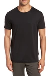 Hugo Boss Tiburt Regular Fit Crewneck T-shirt In Black