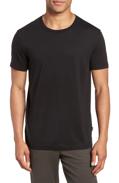 Hugo Boss Tiburt Regular Fit Crewneck T-shirt In Black