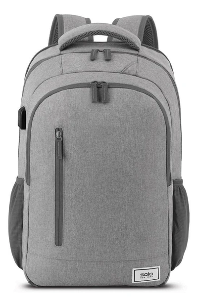 Solo New York Define Backpack In Grey