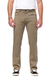 Ezekiel Tinker Five-pocket Straight Leg Pants In Taupe
