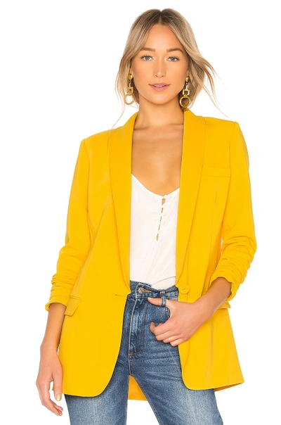 Privacy Please Makena Blazer In Sunny Yellow