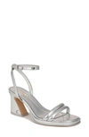 Circus Ny By Sam Edelman Hartlie Ankle Strap Sandal In Soft Silver Metallic