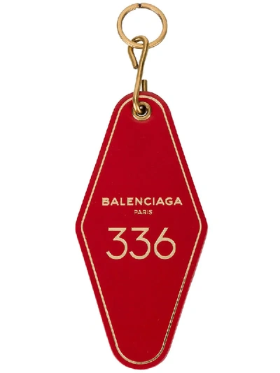 Balenciaga - Hotel Diamond Key Ring - Mens - Red