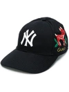 Gucci Ny Yankees™ Baseball Cap In Black