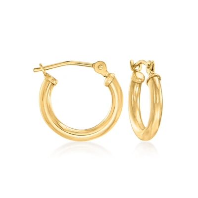 Rs Pure By Ross-simons 14kt Yellow Gold 2mm Small Hoop Earrings