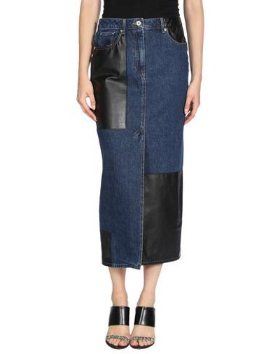 Mcq By Alexander Mcqueen Maxi Skirts In Blue