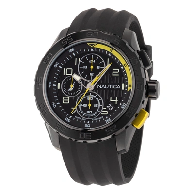 Nautica Mens Nst 101 Recycled Silicone Chronograph Watch In Multi