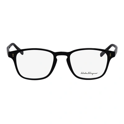 Ferragamo Sf 2913 001 51mm Mens Square Eyeglasses 51mm In Black