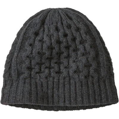 Patagonia Coastal Cable Beanie In Noble Grey In Multi