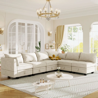 Simplie Fun Modern Large U-shape Modular Sectional Sofa