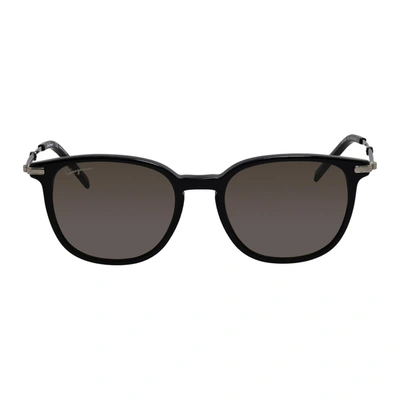 Ferragamo Sf 1015s 001 52mm Mens Square Sunglasses In Black