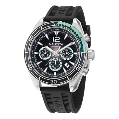 Nautica Mens Key Biscane Silicone Watch In Multi