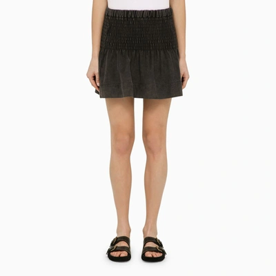 Isabel Marant Étoile Pacifica Black Cotton Mini Skirt