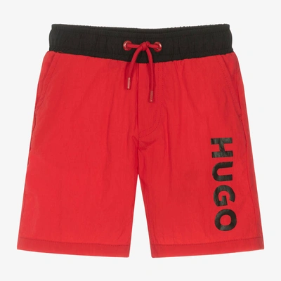 Hugo Babies'  Boys Red Swim Shorts
