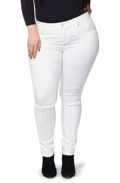 Slink Jeans Ripped Skinny Jeans In Lexy