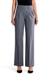 Nic + Zoe Avenue Pleated Wide Leg Pants In Charcoal