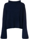 Stella Mccartney Roll Neck Sweater - Blue