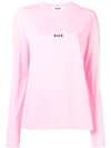 Msgm Logo T-shirt - Pink