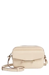 Strathberry Mosaic Leather Crossbody Camera Bag In Oat