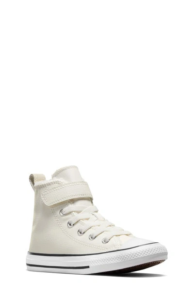 Converse Kids' Chuck Taylor® All Star® 1v High Top Trainer In Egret/ White/ Black