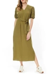 By Design Montana Challis Midi Dress In Olive Branch
