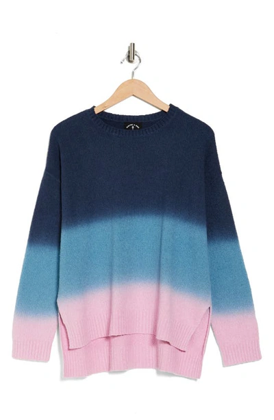 Electric & Rose Lilith Sunset Pullover Sweater In Indigo/ Juniper/ Amethyst