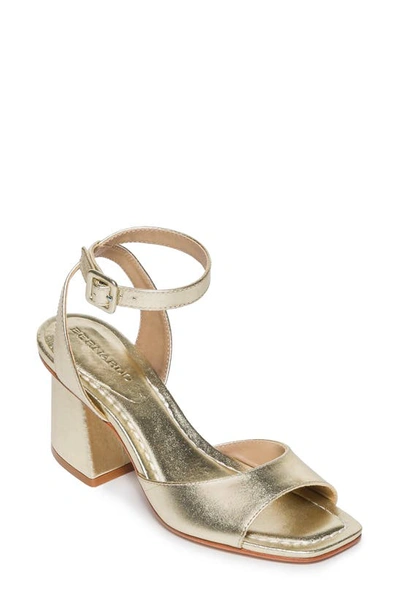 Bernardo Footwear Nyack Ankle Strap Sandal In Champagne