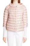Herno Elsa Iconico Ultralight Water Repellent Down Puffer Jacket In 4011 Pale Pink