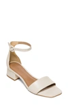 Bernardo Jalena Ankle Strap Sandal In Eggshell