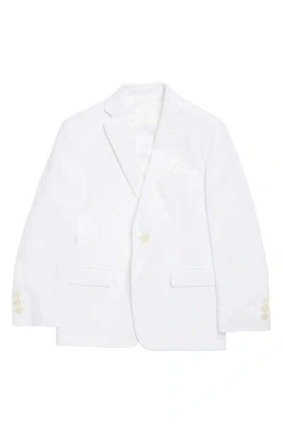 Ralph Lauren Kids' Classic White Linen Sport Coat